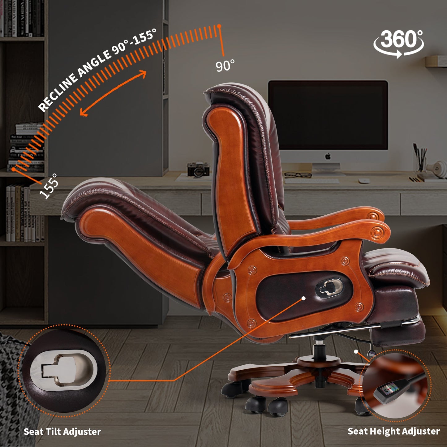 Evan Chaise de bureau de massage