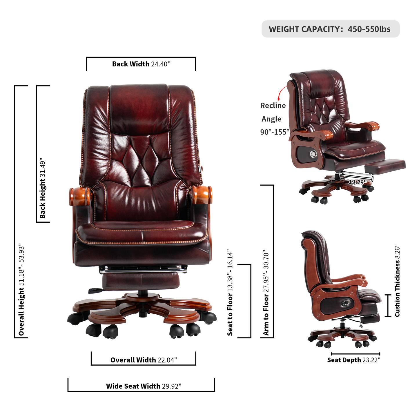 Evan Chaise de bureau de massage