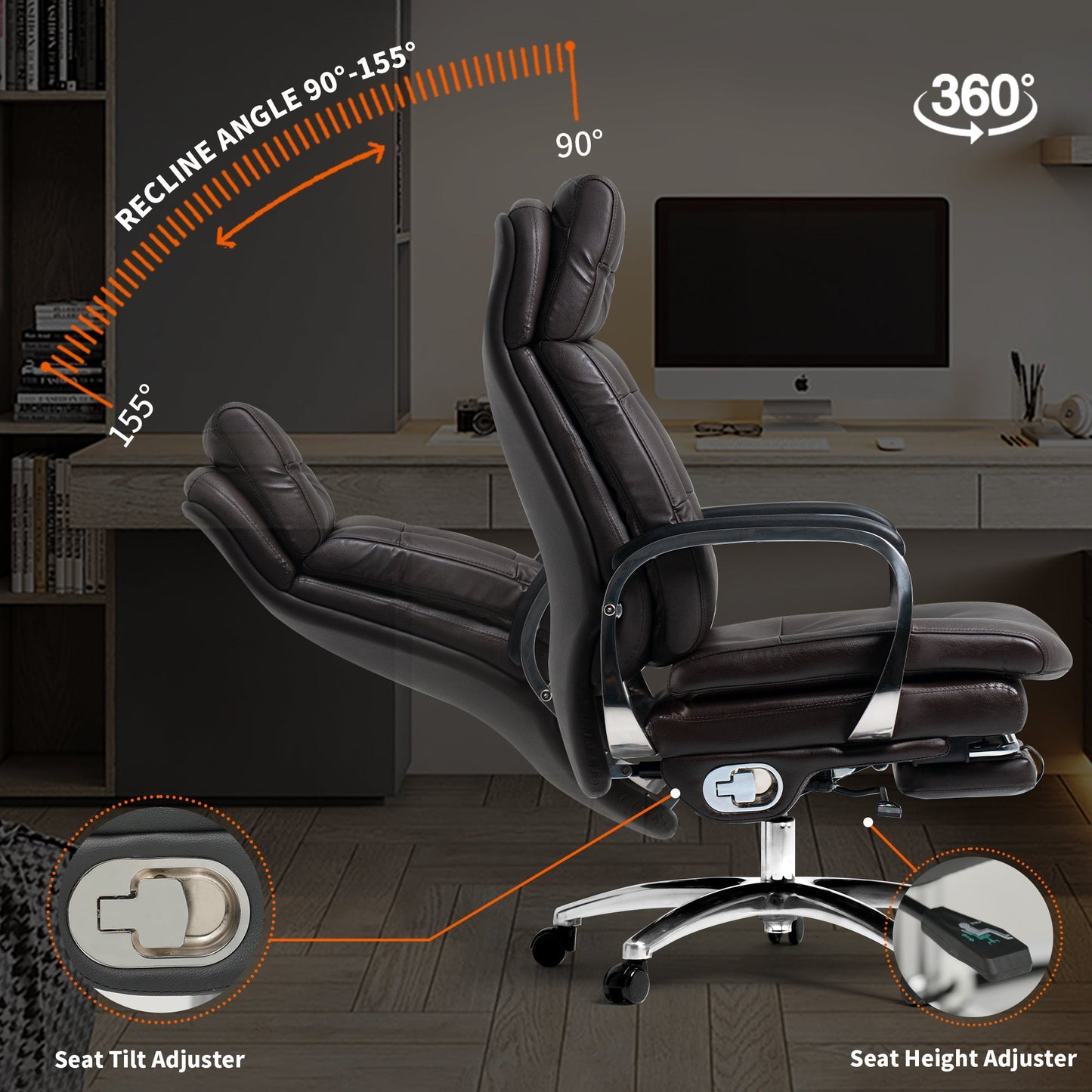 Vane Chaise de bureau de massage
