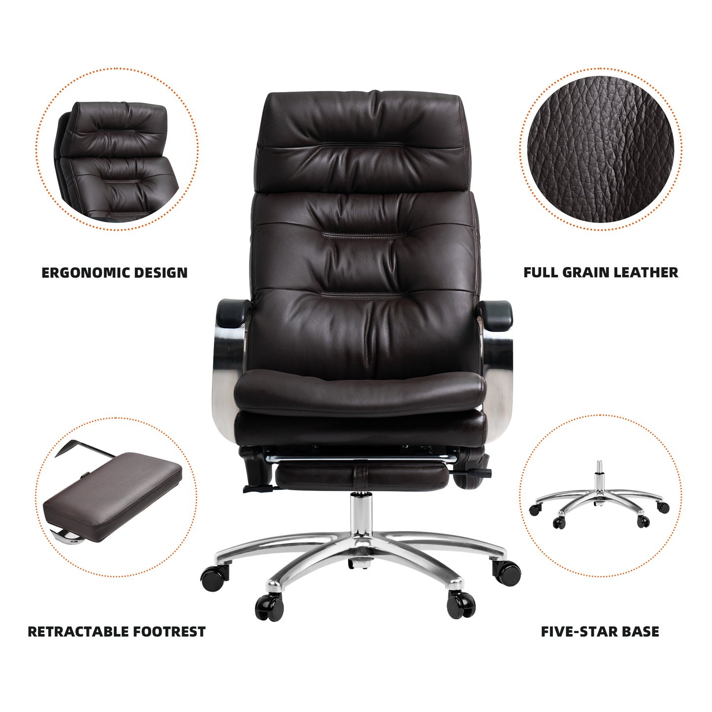 Vane Chaise de bureau de massage