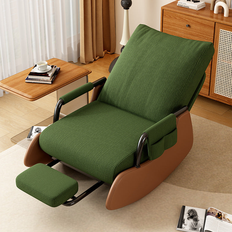 Rocking Chair avec repose-pieds réglable – Fauteuil à bascule relaxant
