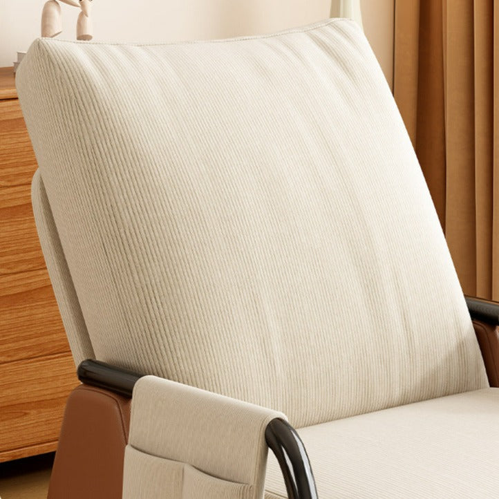 Rocking Chair avec repose-pieds réglable – Fauteuil à bascule relaxant