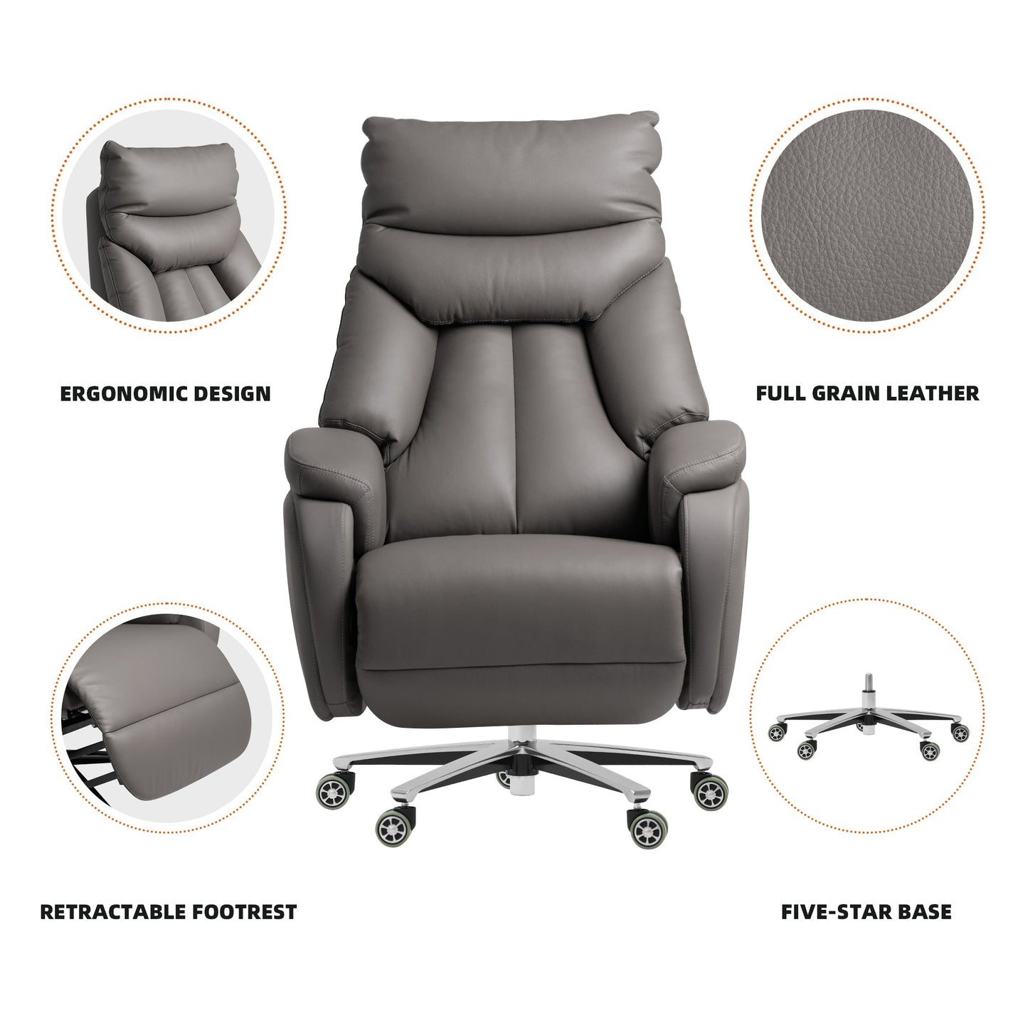 Coast Power Fauteuil inclinable de bureau