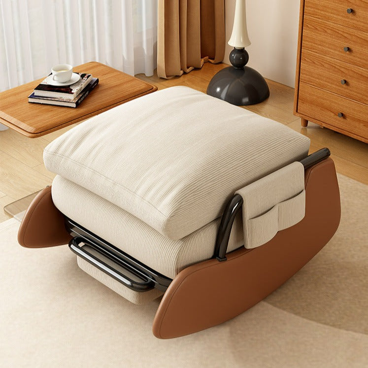 Rocking Chair avec repose-pieds réglable – Fauteuil à bascule relaxant