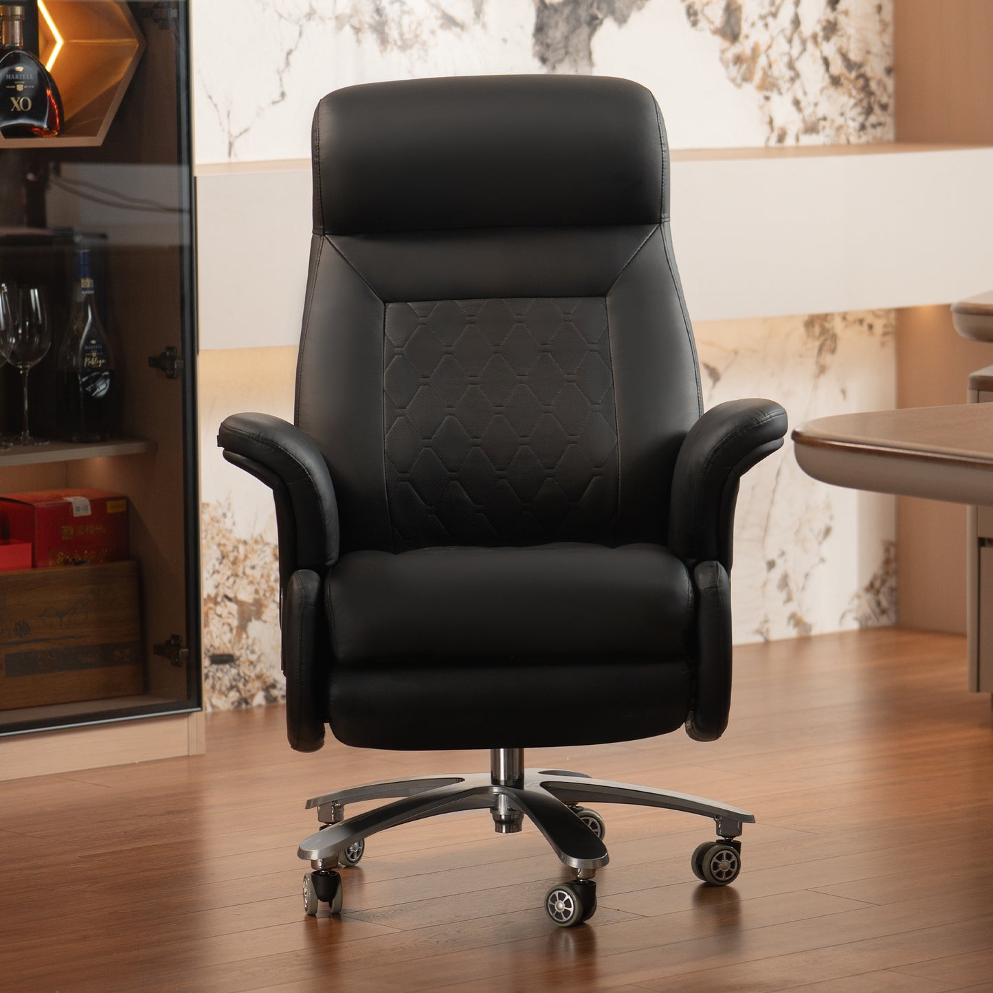 Fauteuil de direction massant Luca – Siège de bureau ergonomique