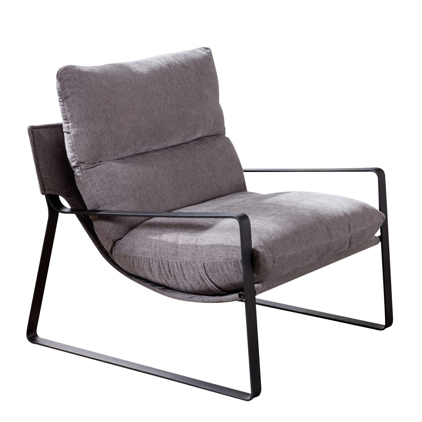 Fauteuil Lounge rembourré – Fauteuil d'appoint design et moderne