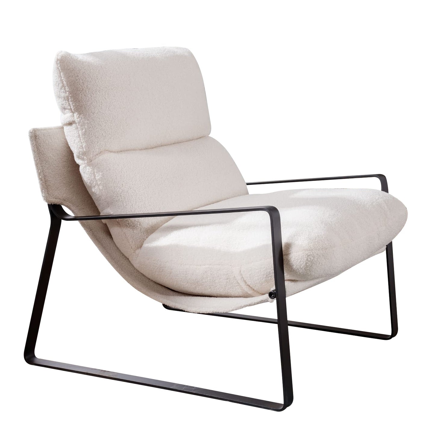 Fauteuil Lounge rembourré – Fauteuil d'appoint design et moderne