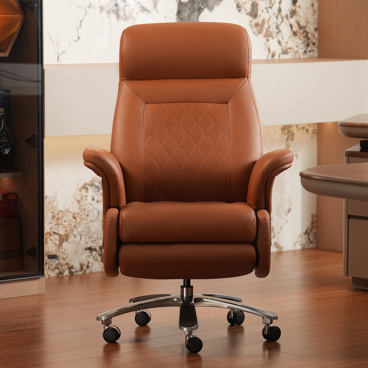 Fauteuil de direction massant Luca – Siège de bureau ergonomique