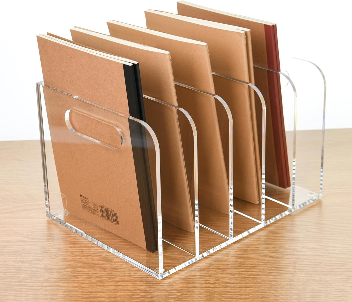 Porte-Revues en Acrylique Magnus - Support de Rangement Transparent au Design Moderne