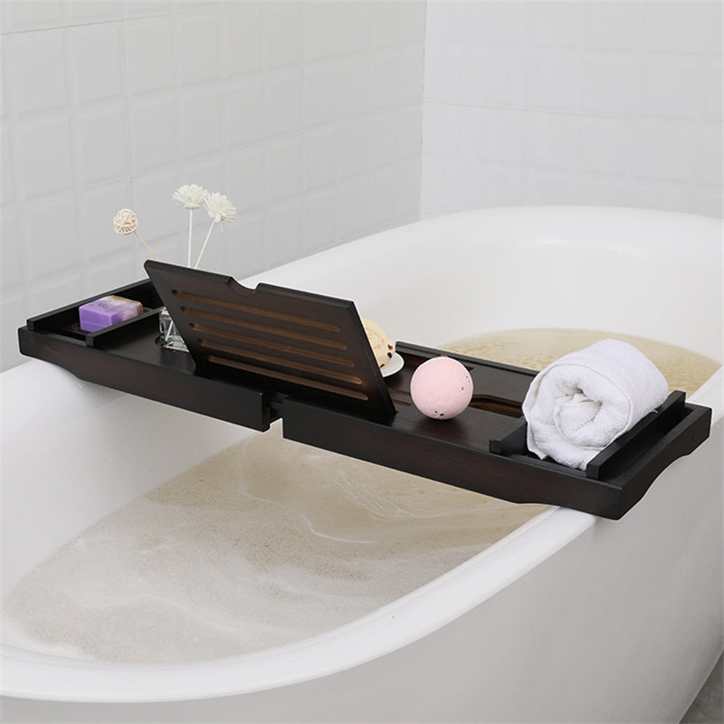 Pont de Baignoire Extensible en Bois – Marron – Magnus