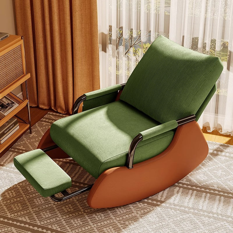 Rocking Chair avec repose-pieds réglable – Fauteuil à bascule relaxant