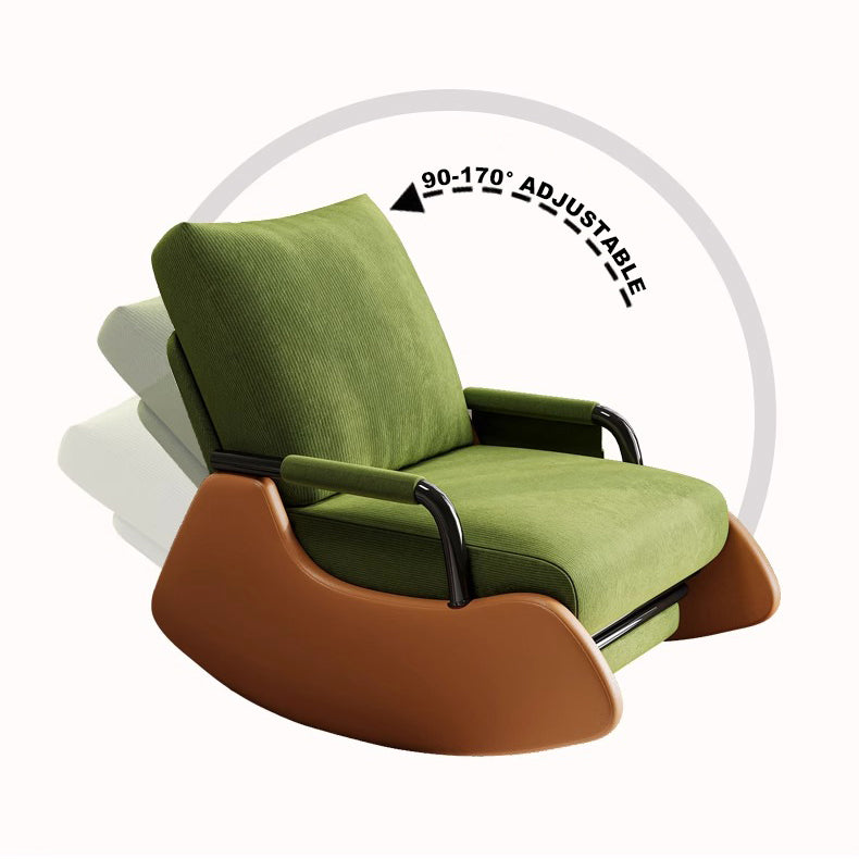 Rocking Chair avec repose-pieds réglable – Fauteuil à bascule relaxant