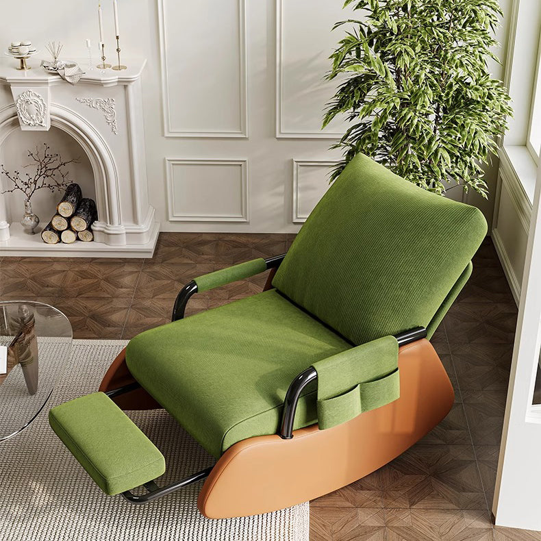 Rocking Chair avec repose-pieds réglable – Fauteuil à bascule relaxant