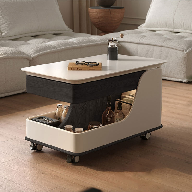 Table basse mobile ROYA à roulettes – Design moderne et pratique