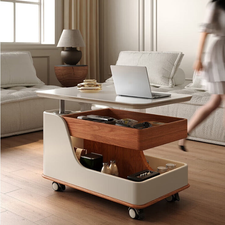Table basse mobile ROYA à roulettes – Design moderne et pratique