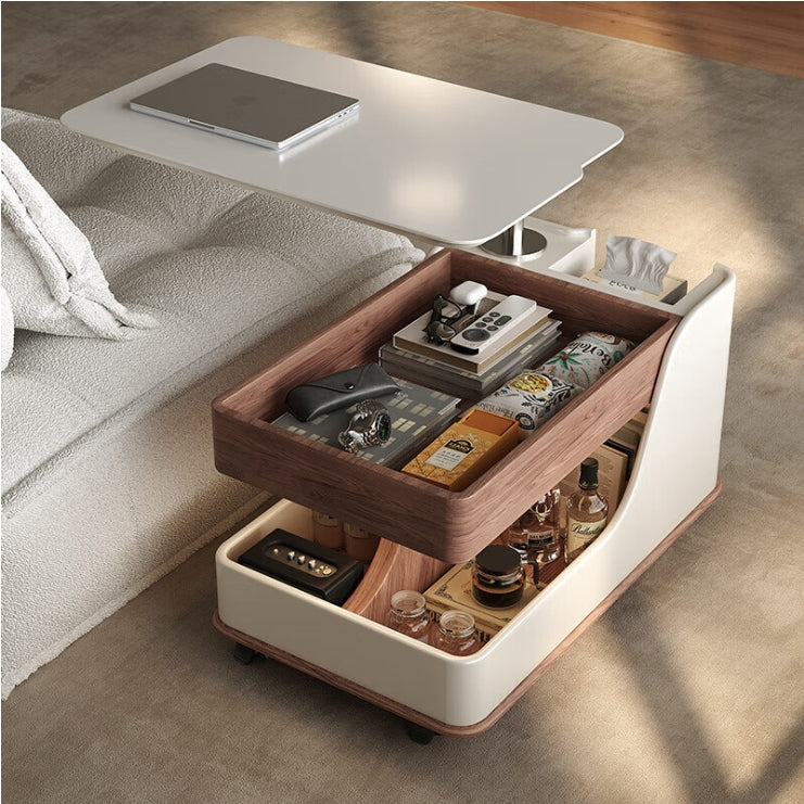 Table basse mobile ROYA à roulettes – Design moderne et pratique