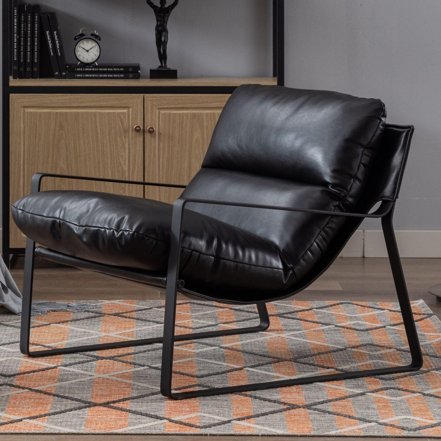 Fauteuil Lounge rembourré – Fauteuil d'appoint design et moderne
