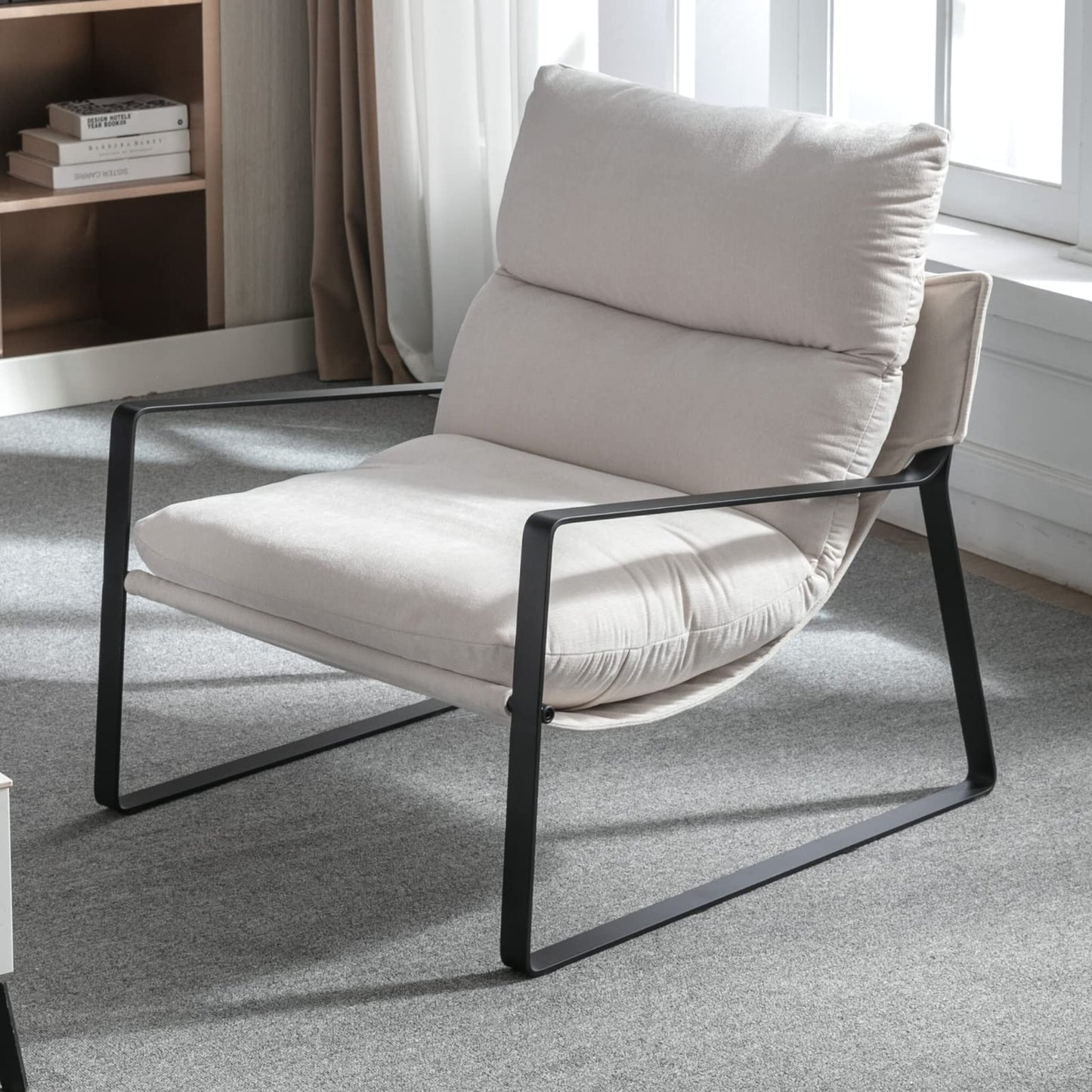 Fauteuil Lounge rembourré – Fauteuil d'appoint design et moderne