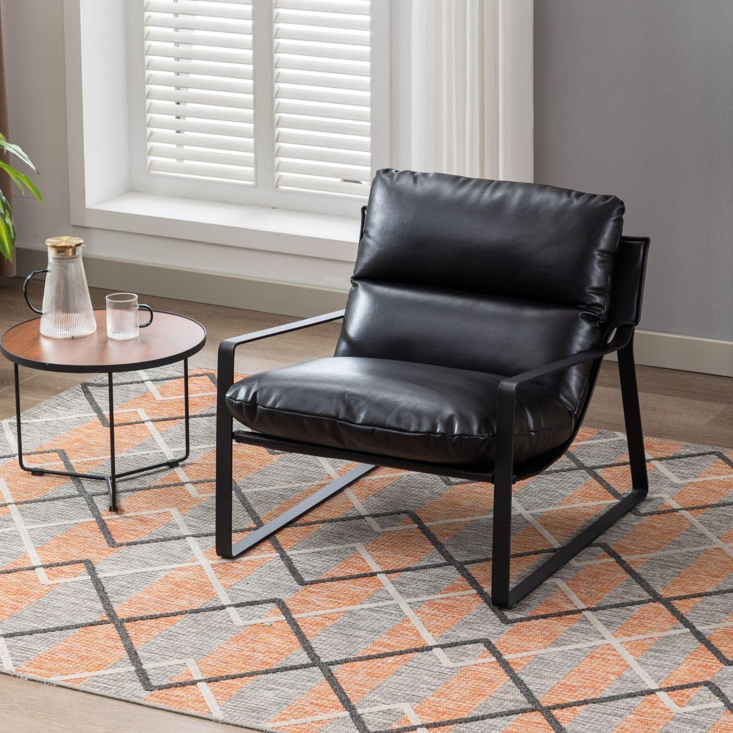 Fauteuil Lounge rembourré – Fauteuil d'appoint design et moderne