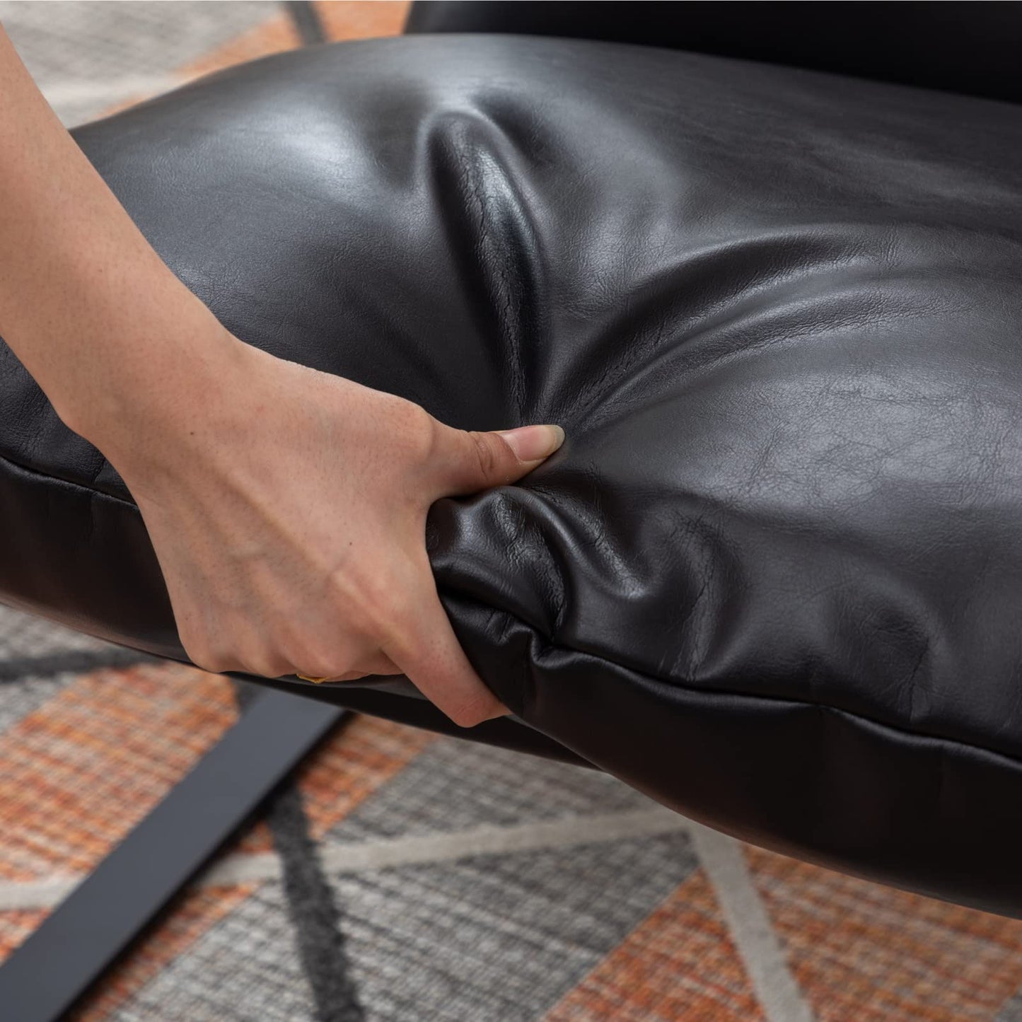 Fauteuil Lounge rembourré – Fauteuil d'appoint design et moderne